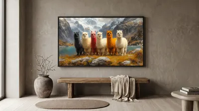 Raumansicht: Alpaka Boy Group Humor