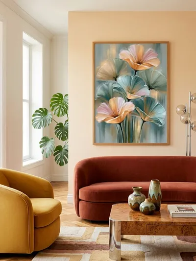 Raumansicht: Aura der Stille Florale Poesie