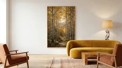 Raumansicht: Goldener Herbst