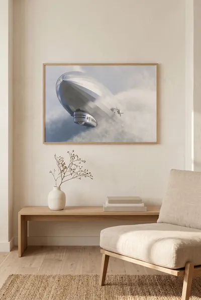 Raumansicht: Luftschiff Zeppelin LZ 126