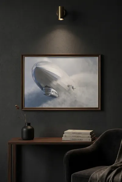 Raumansicht: Luftschiff Zeppelin LZ 126