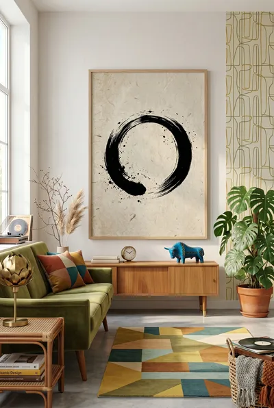 Raumansicht: Zen Enso Kreis