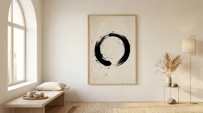 Raumansicht: Zen Enso Kreis